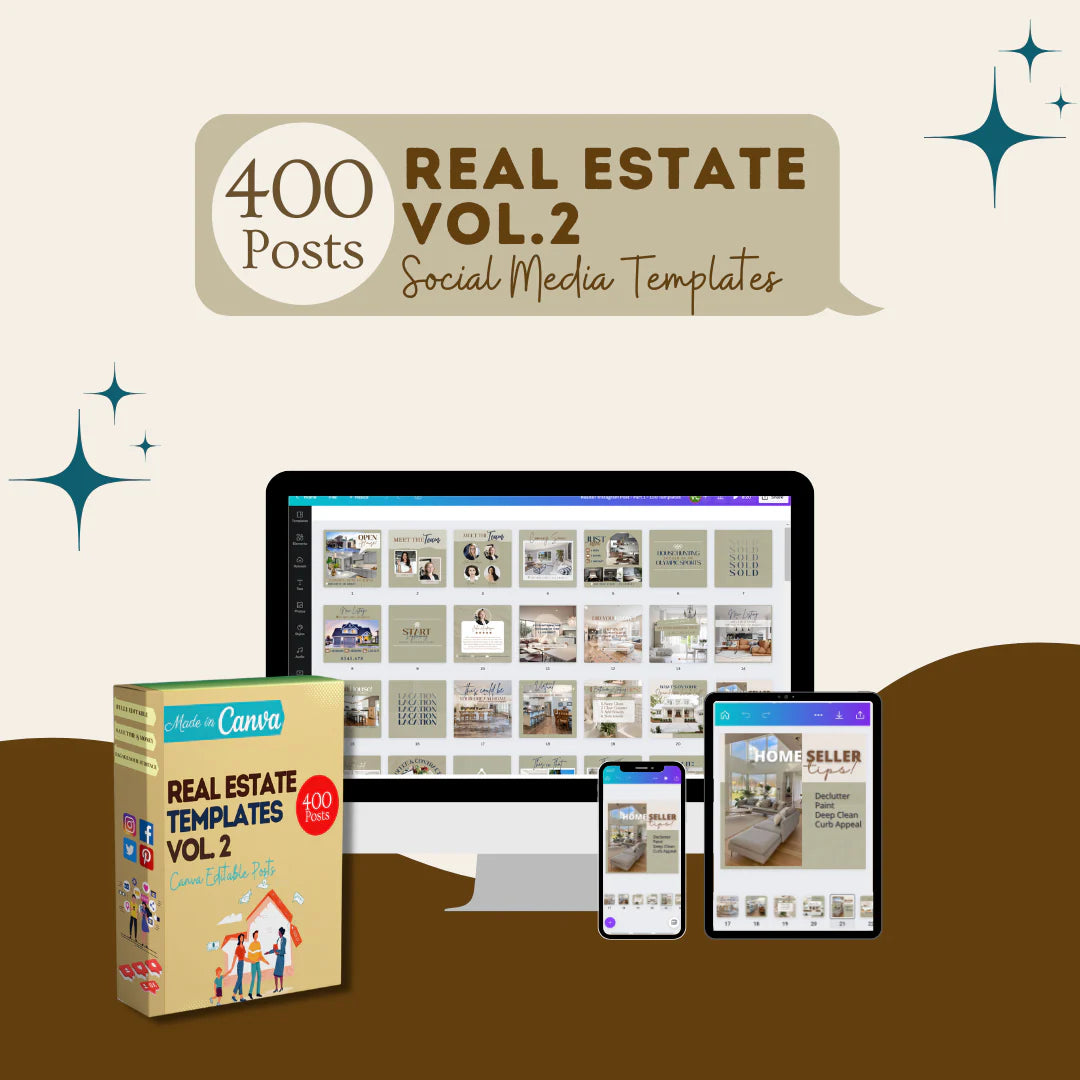 400 Real Estate Vol. 2 - Social Media Templates