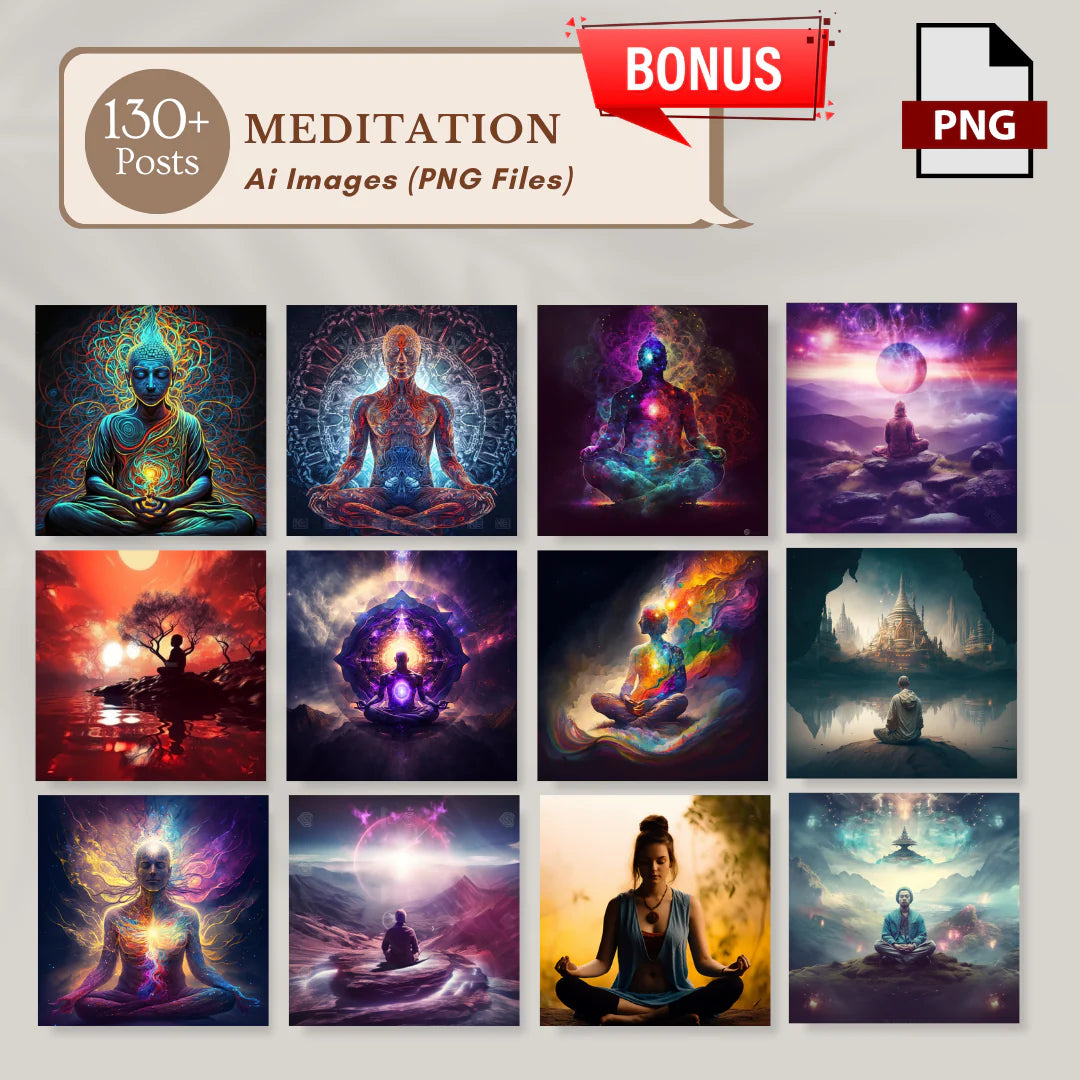 Meditation Bundle - Social Media Templates