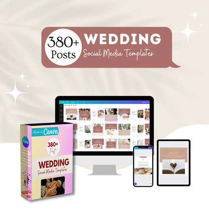 380+ Wedding Bundle - Social Media Template