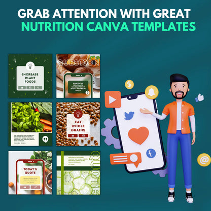 300 Nutrition (volume 2) -Social Media Templates