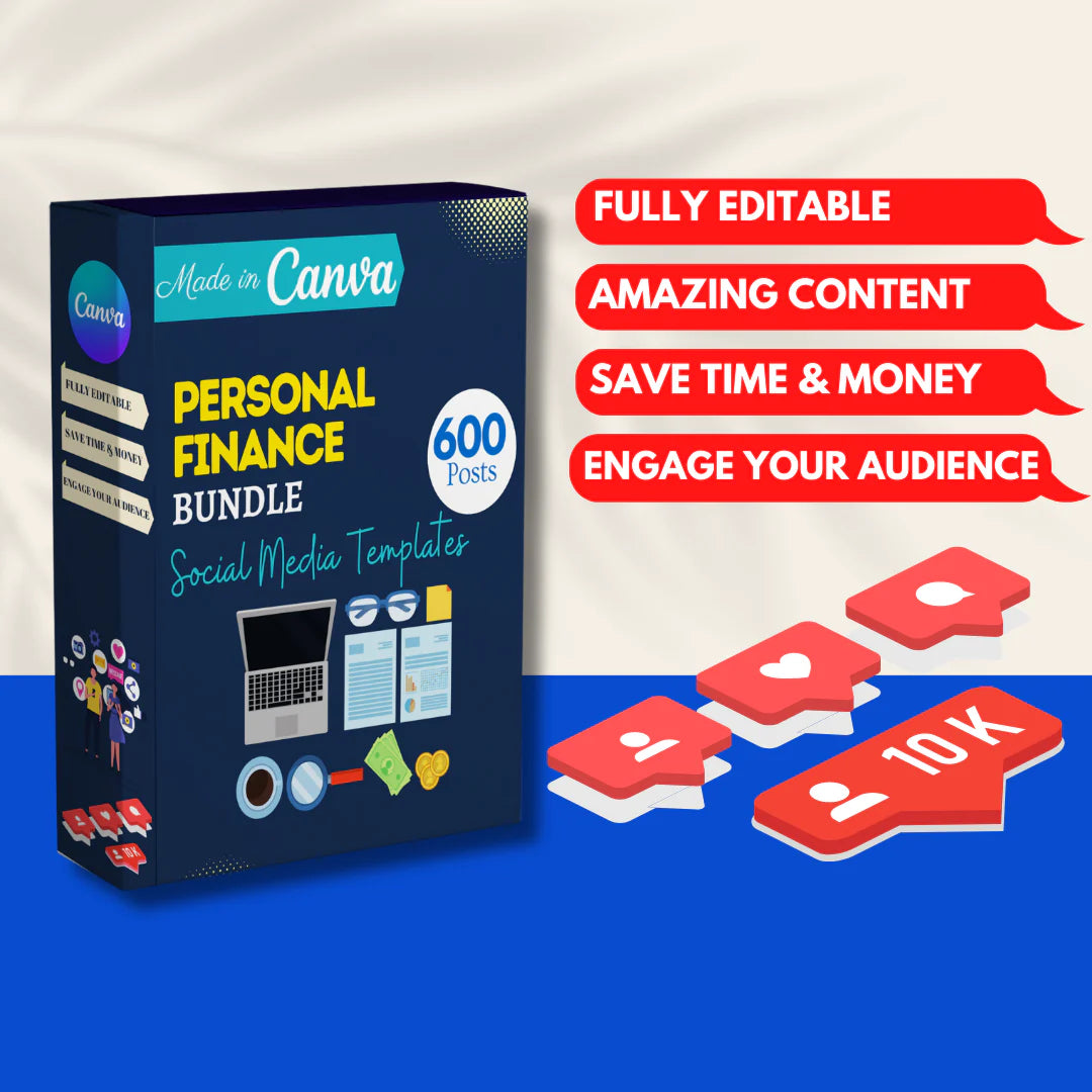 600 Personal Finance - Social Media Templates