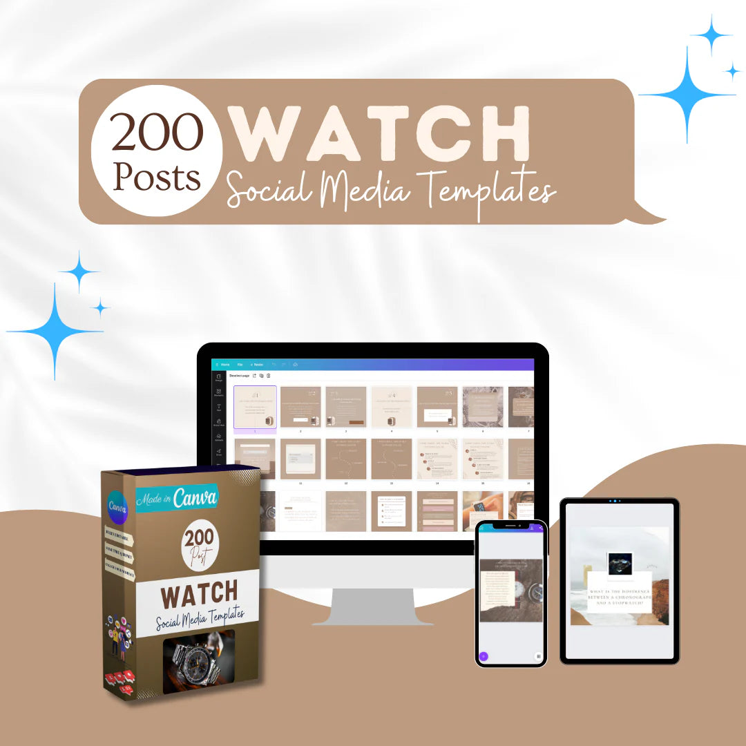 200 Watch Posts - Social Media Templates