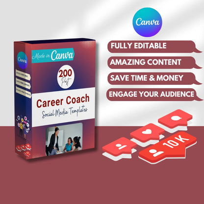 200 Career Coach Canva Templates