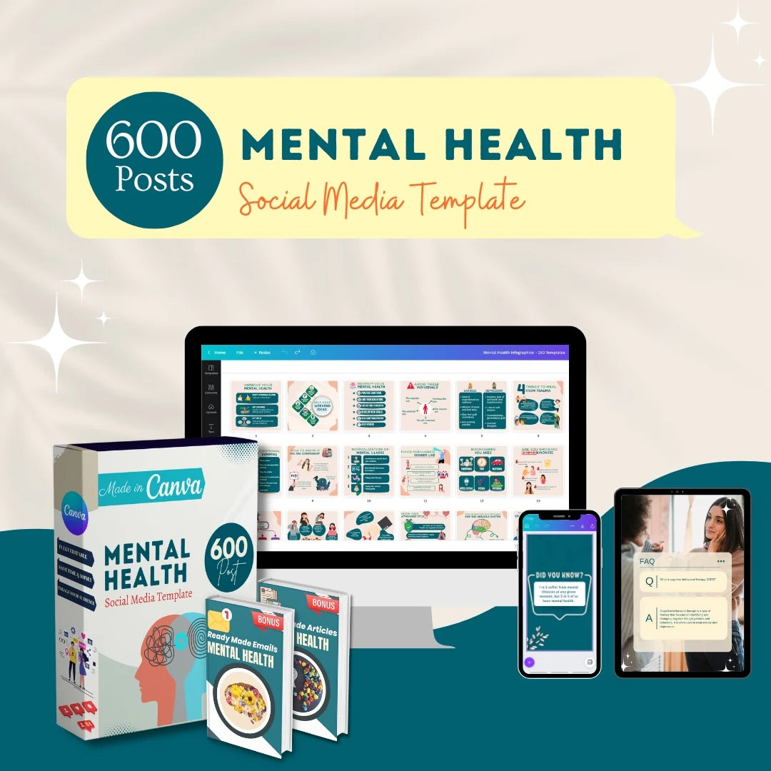 Mental Health Bundle - Social Media Templates