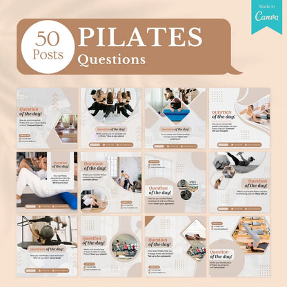 500 Pilates Post - Social Media Templates