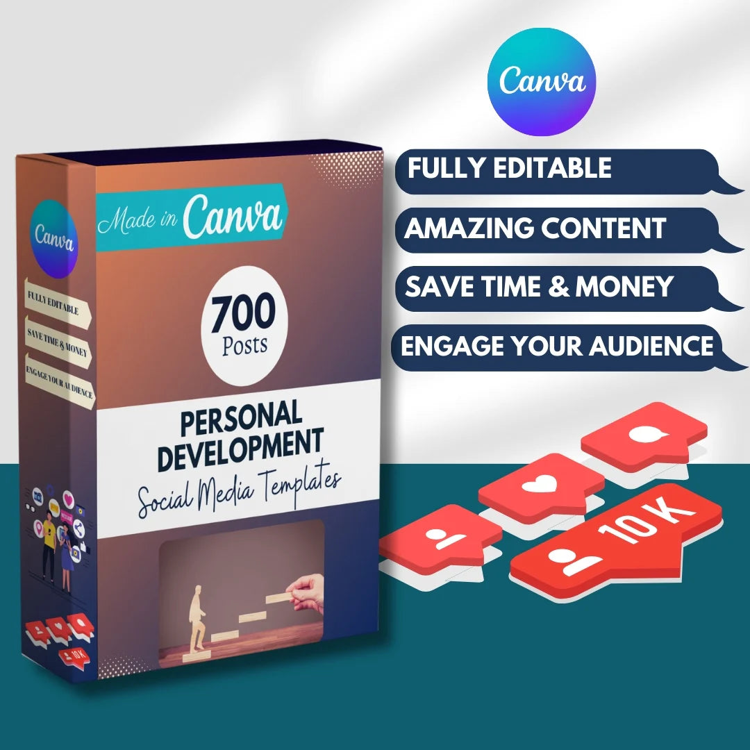 Personal Development Bundle -Social Media Templates