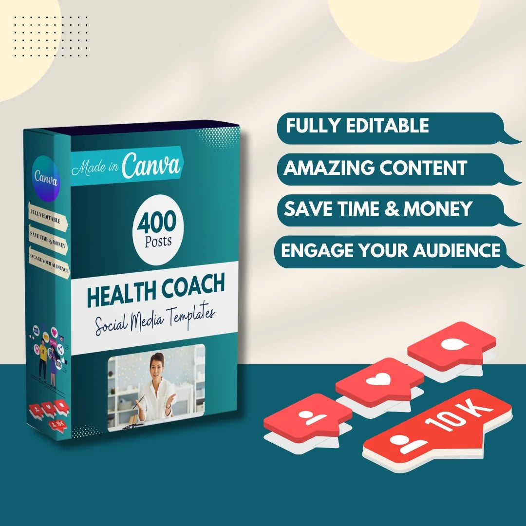 400 Health Coach - Social Media Templates