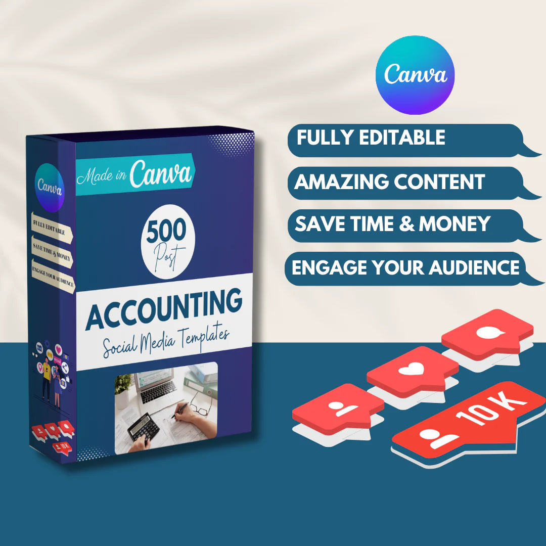 500 Accountant Template - Social Media Templates