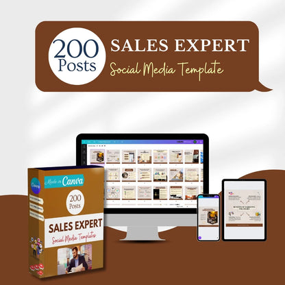 200 Sales Expert Canva Templates