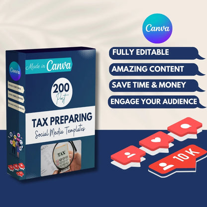 200 Tax Preparing - Social Media Templates