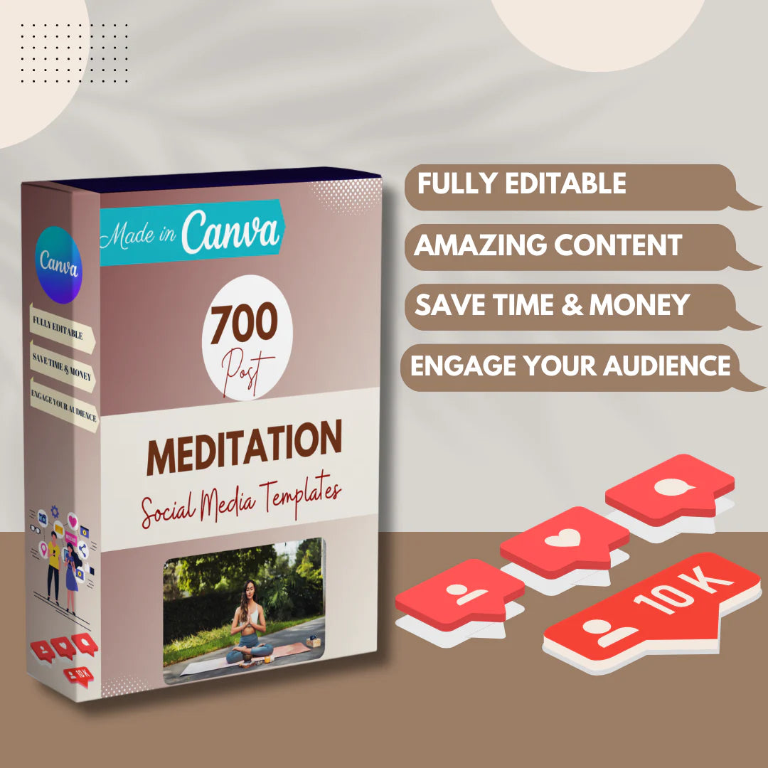 Meditation Bundle - Social Media Templates