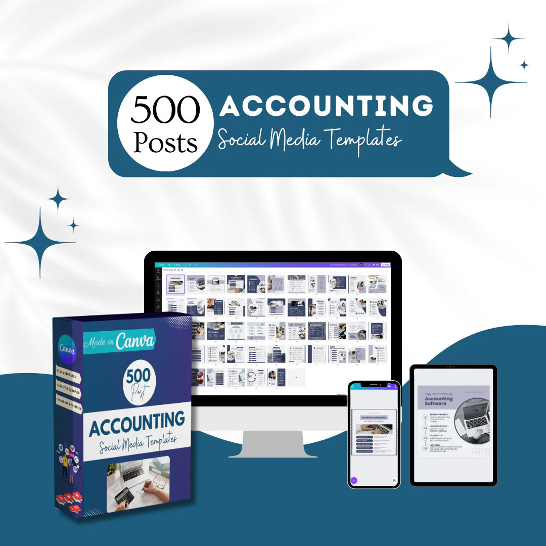 500 Accountant Template - Social Media Templates