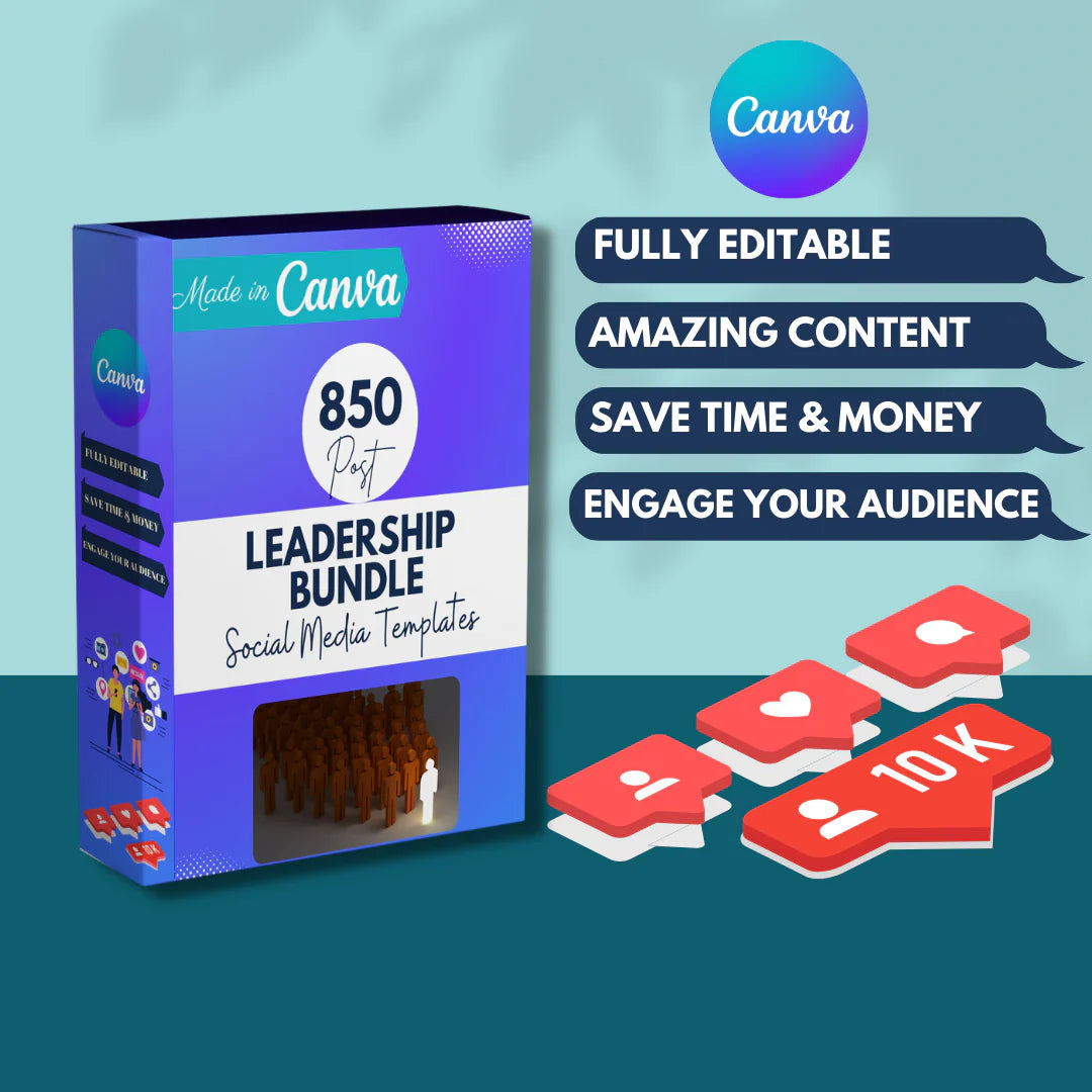 850 Leadership Bundle - Social Media Templates