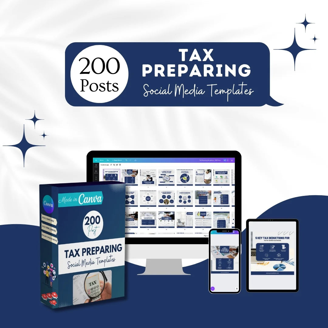 200 Tax Preparing - Social Media Templates