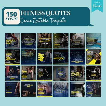 2000+ Fitness, Nutrition & Health Bundle - Social Media Templates