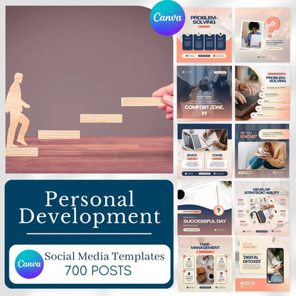 Personal Development Bundle -Social Media Templates