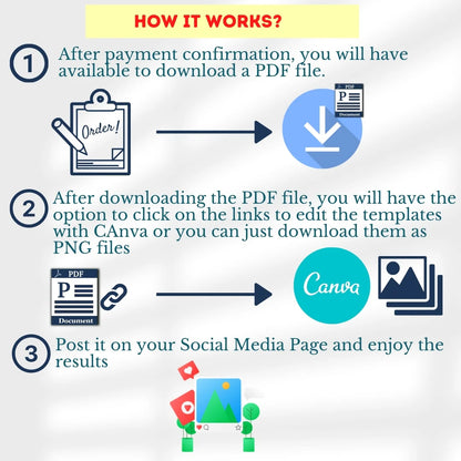 500 Social Media Manager Posts - Canva Templates