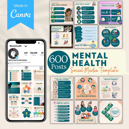 Mental Health Bundle - Social Media Templates