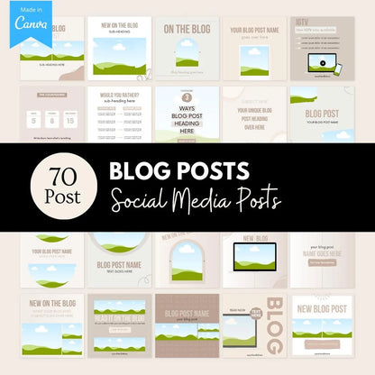 Blog Posts & Other Engagement Boosters – 70 Canva Templates