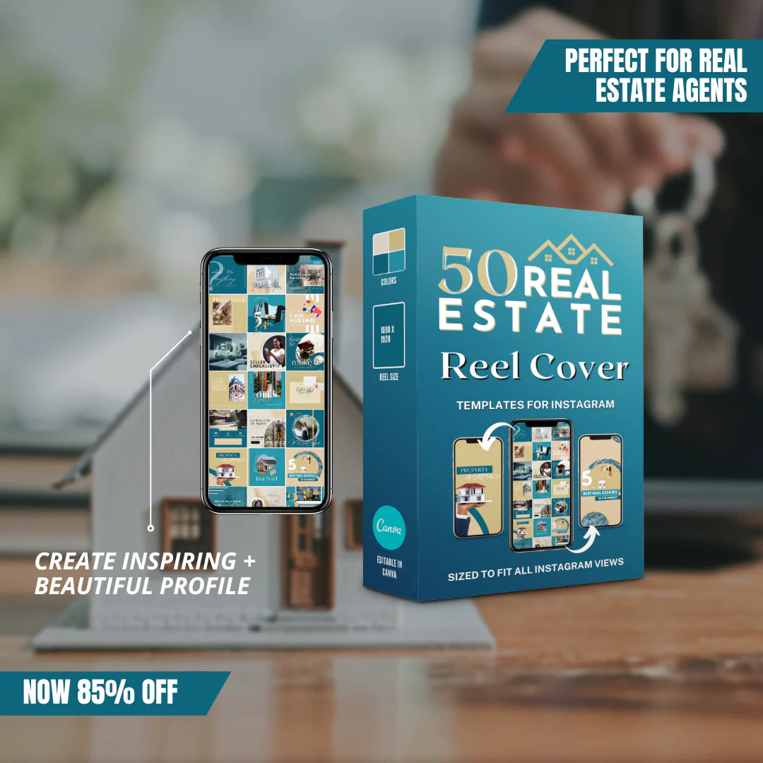 Real Estate Reel & Highlight Covers Canva Templates