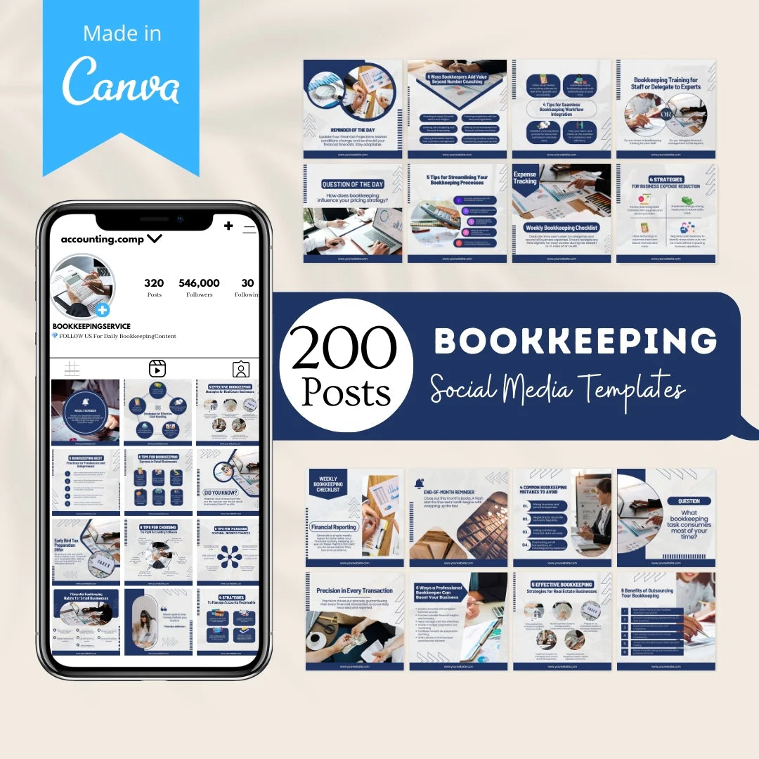 200 Bookkeeping - Social Media Templates