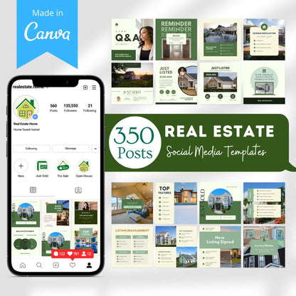 350 Real Estate - Social Media Templates