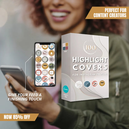 Highlight Cover Templates - 100 Templates