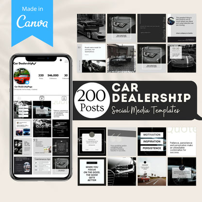 200 Bookstore Posts - Social Media Canva Templates