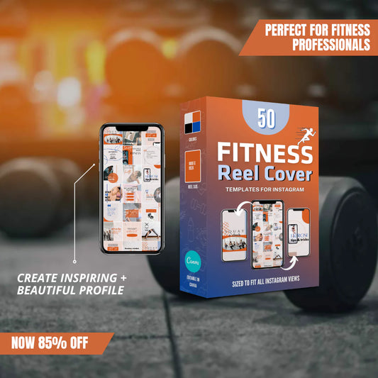 Fitness Reel & Highlight Covers Canva Templates