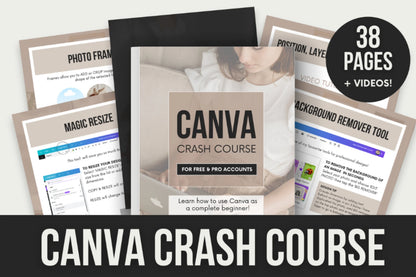 Canva Crash Course - 38 Pages