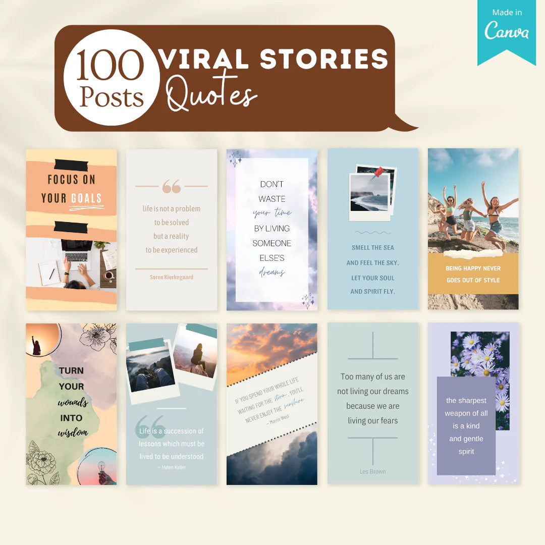 300 Viral Stories - Social Media Templates