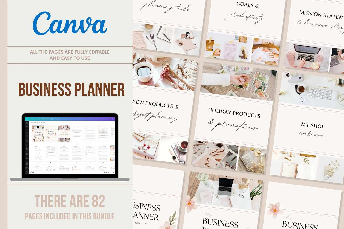 Business Planner - 82 Pages