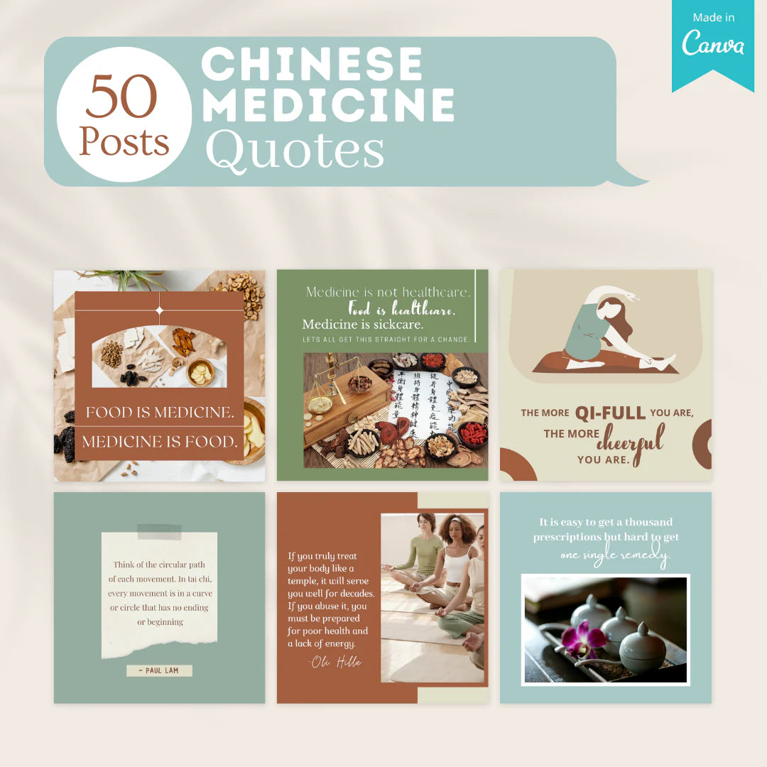 200 Chinese Medicine - Social Media Templates