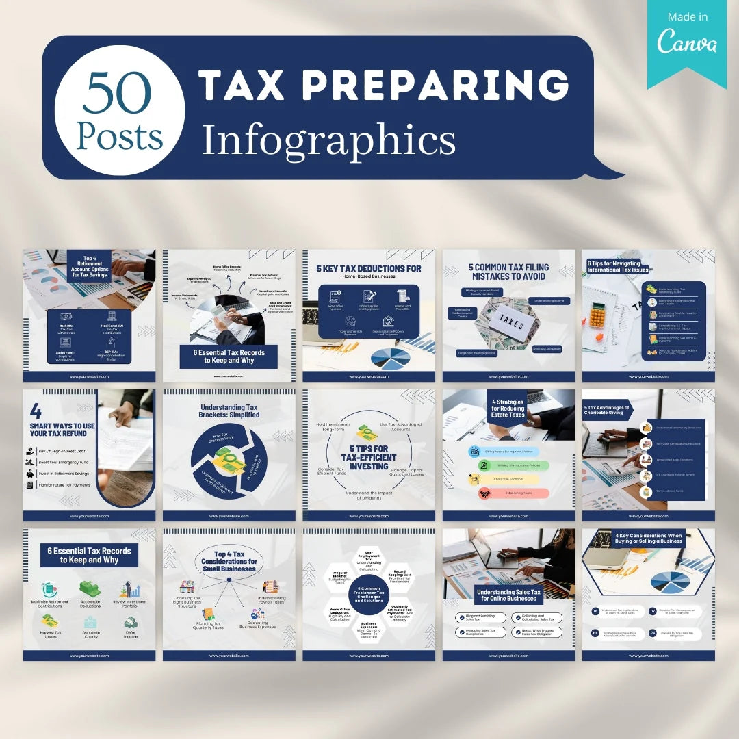 200 Tax Preparing - Social Media Templates