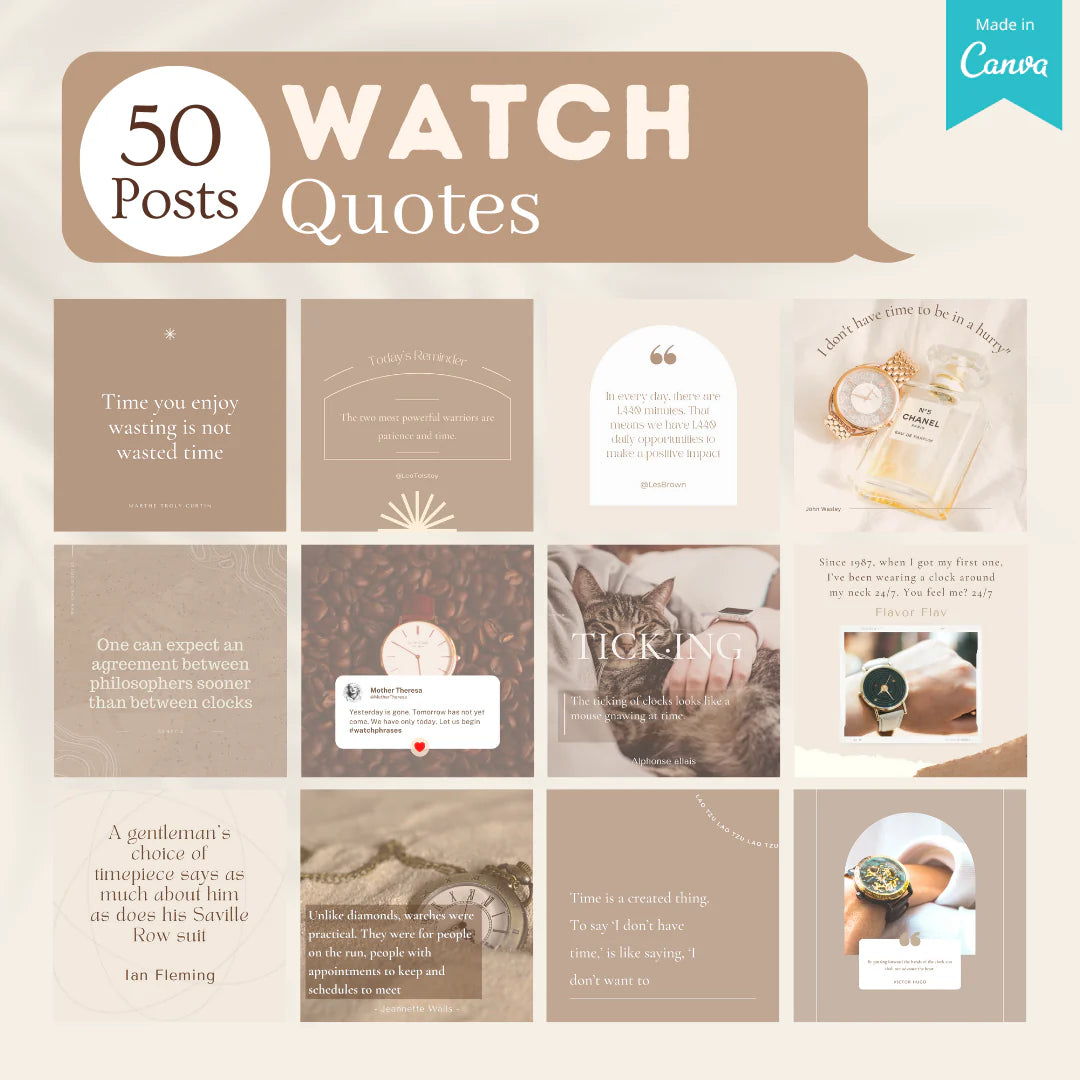 200 Watch Posts - Social Media Templates