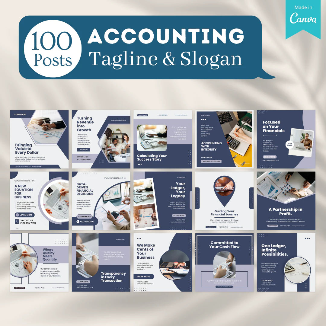 500 Accountant Template - Social Media Templates