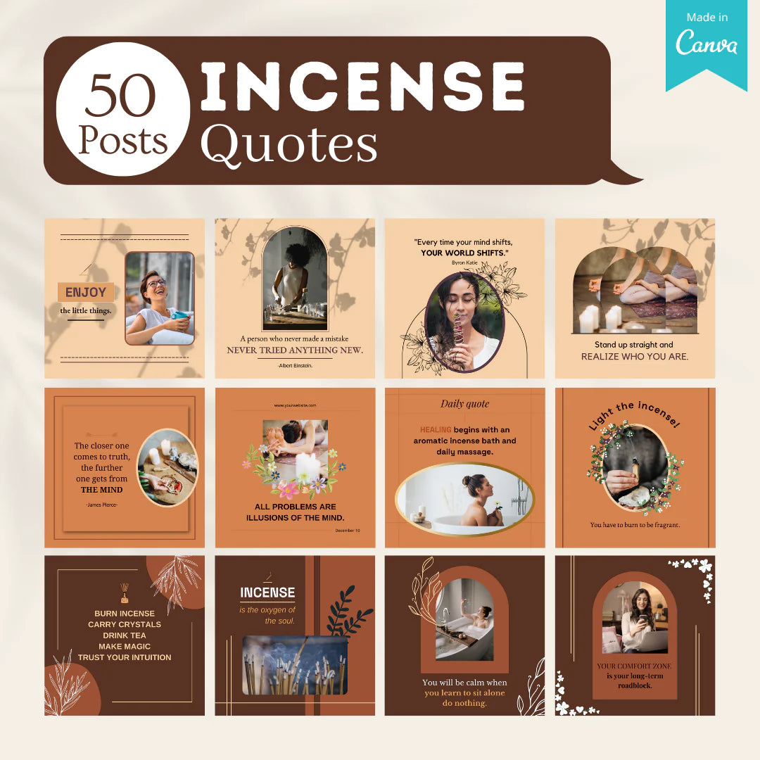 200 Incense Posts - Social Media Templates