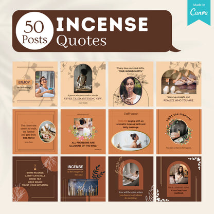 200 Incense Posts - Social Media Templates