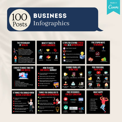 350 Business Posts - Social Media Templates