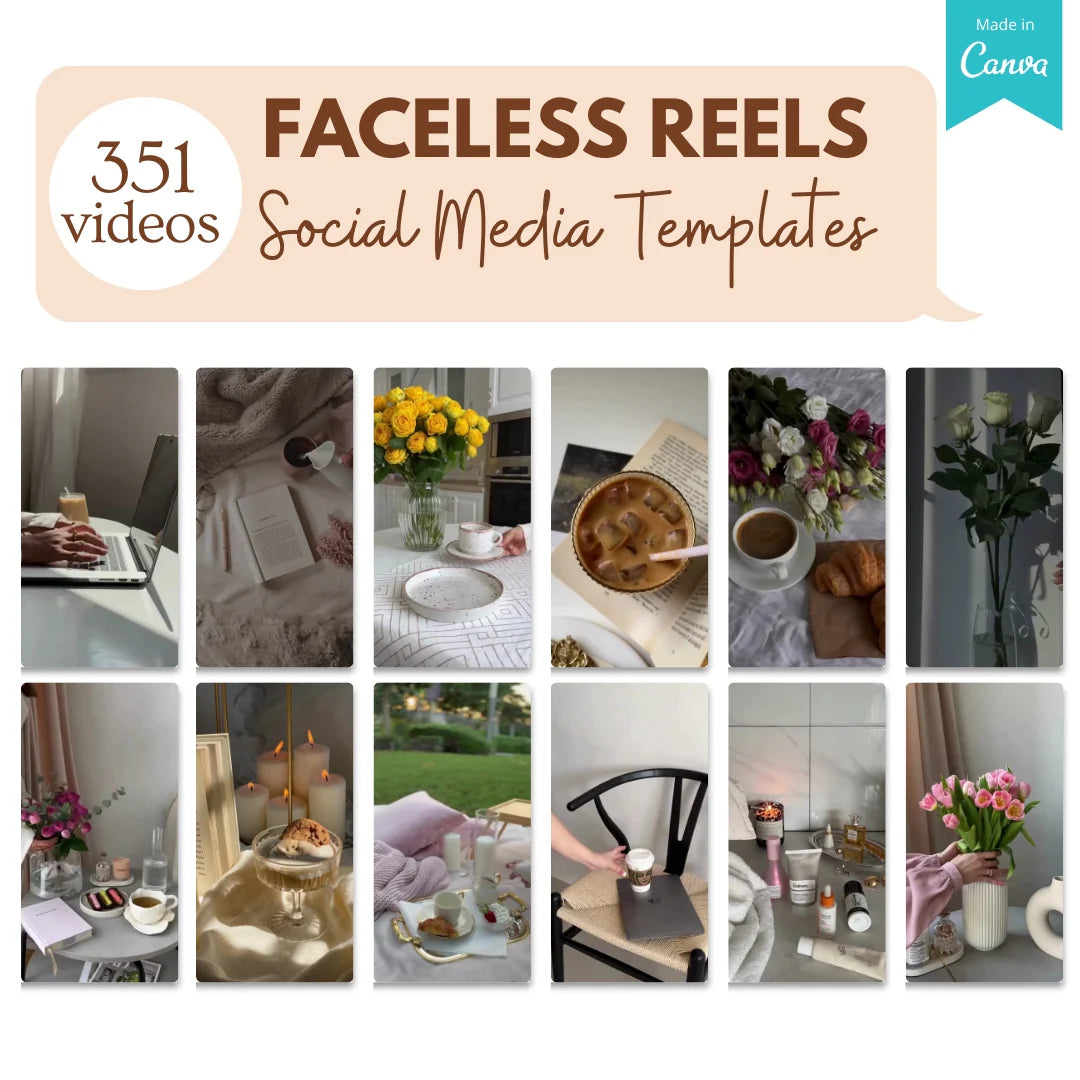 Faceless Reels Video Bundle - 351 Videos