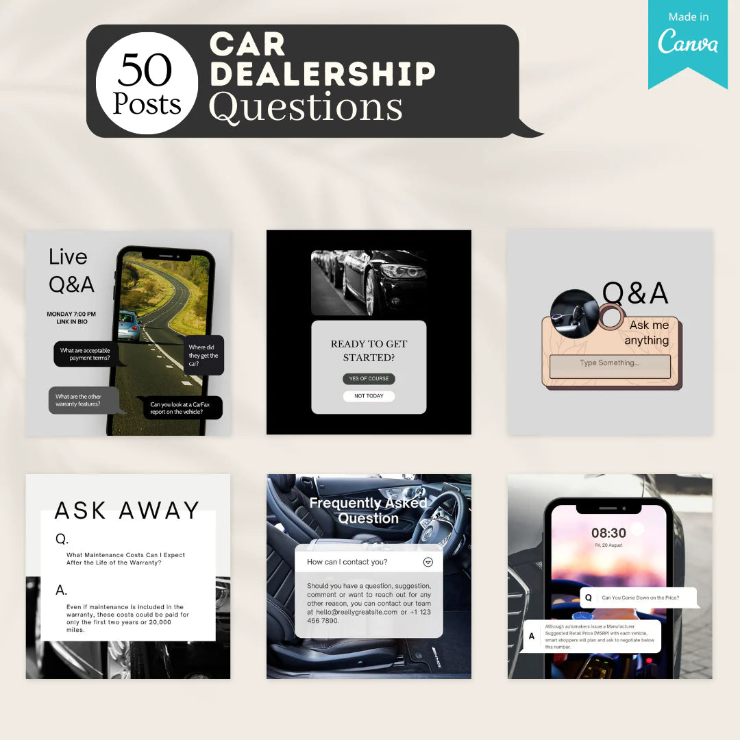 200 Bookstore Posts - Social Media Canva Templates