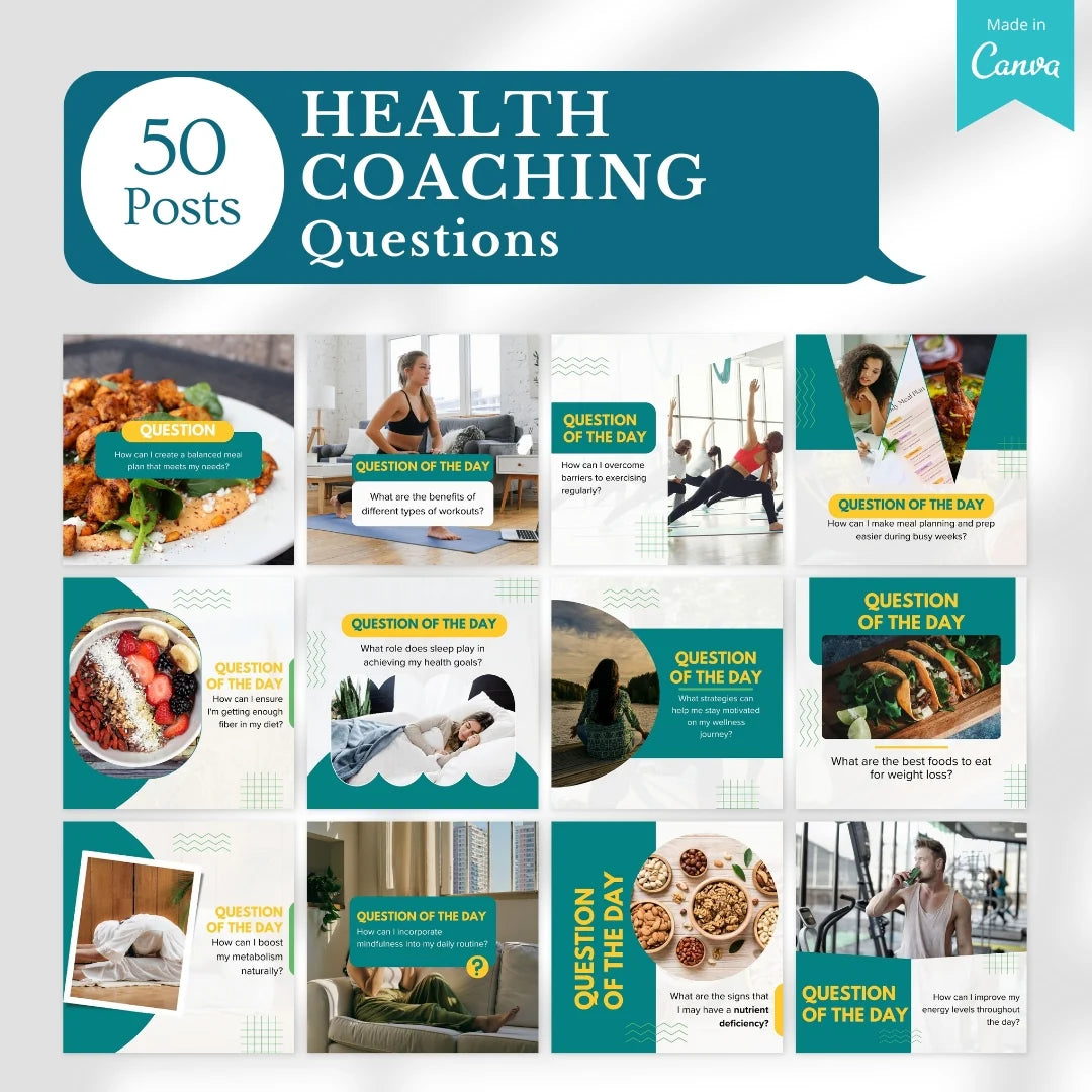 400 Health Coach - Social Media Templates