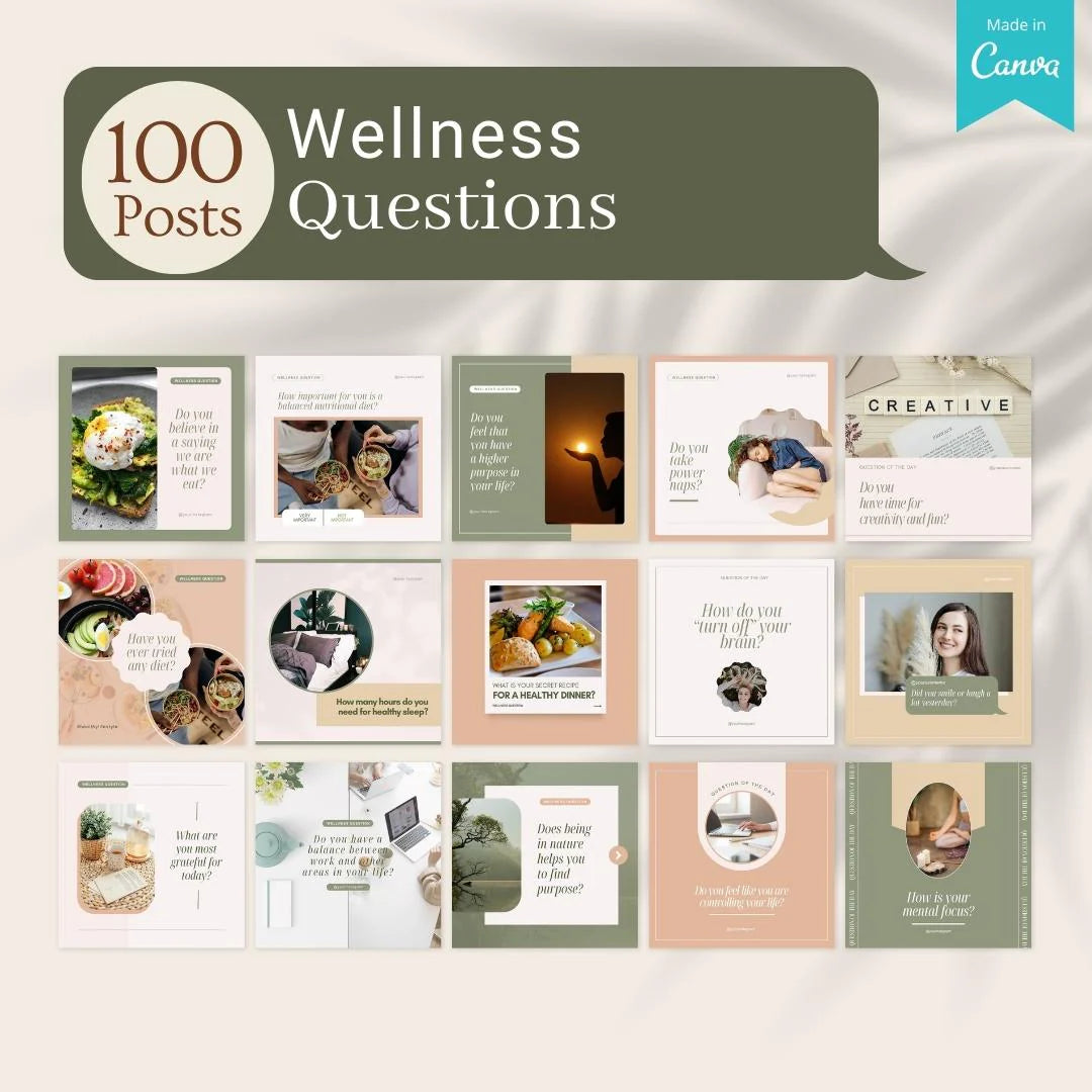 500 Wellness Bundle - Social Media Templates