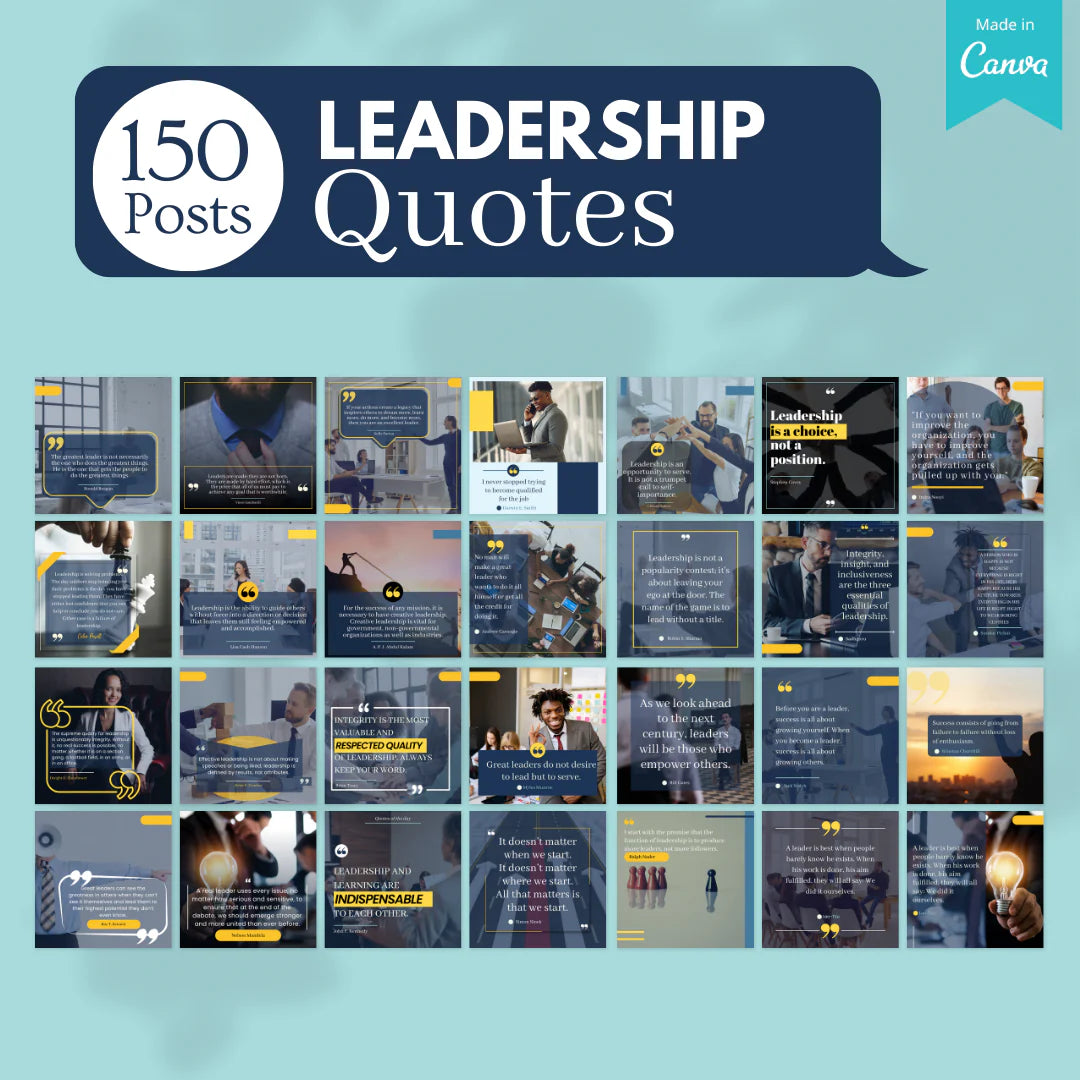 850 Leadership Bundle - Social Media Templates