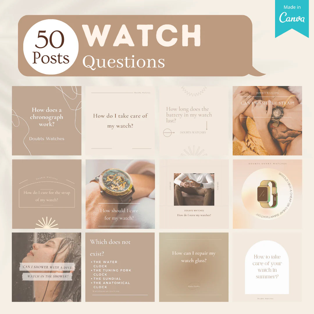 200 Watch Posts - Social Media Templates