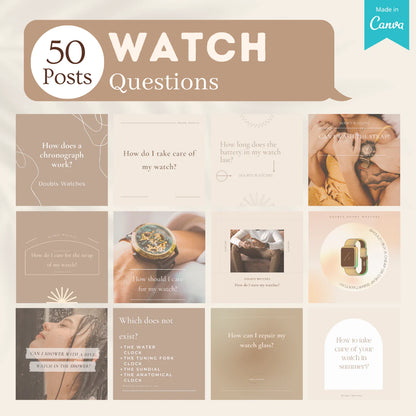 200 Watch Posts - Social Media Templates