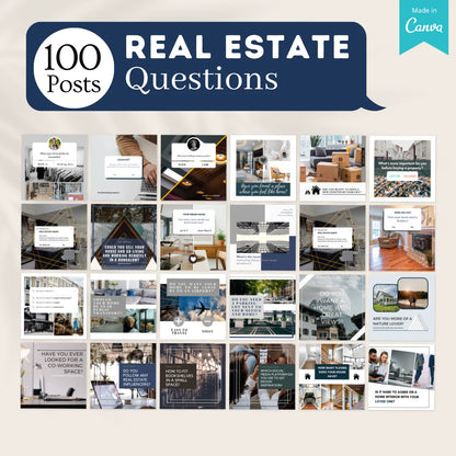 300 Real Estate Posts - Social Media Templates