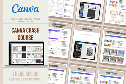 Canva Crash Course - 38 Pages