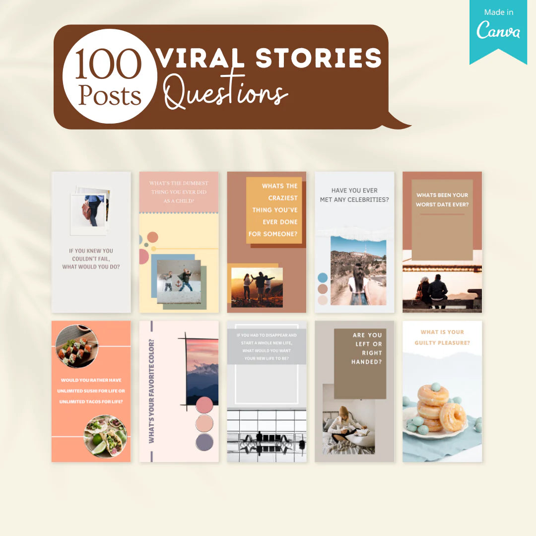 300 Viral Stories - Social Media Templates