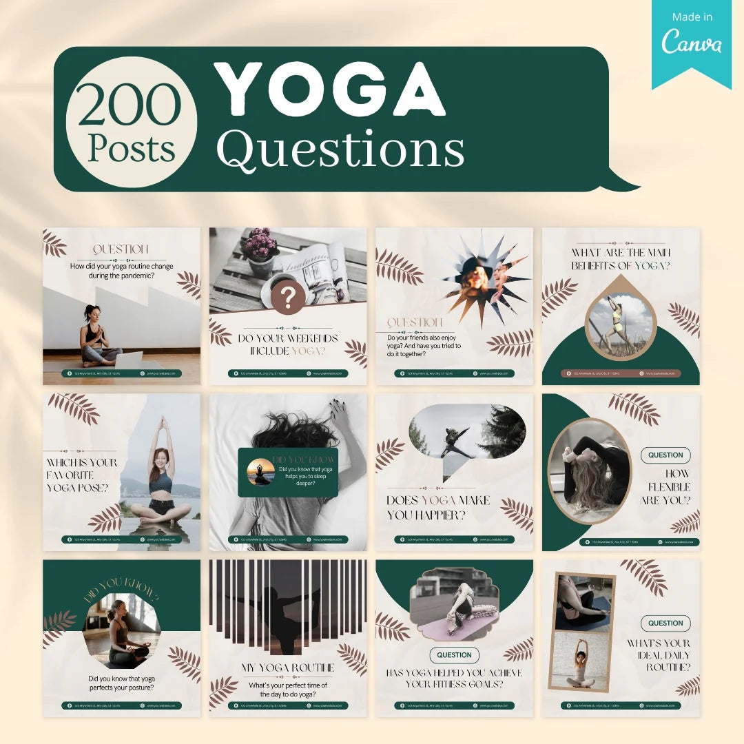 Yoga Bundle - Social Media Templates